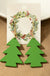 Acrylic christmas tree earrings - LECCE
