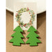 Acrylic christmas tree earrings - LECCE