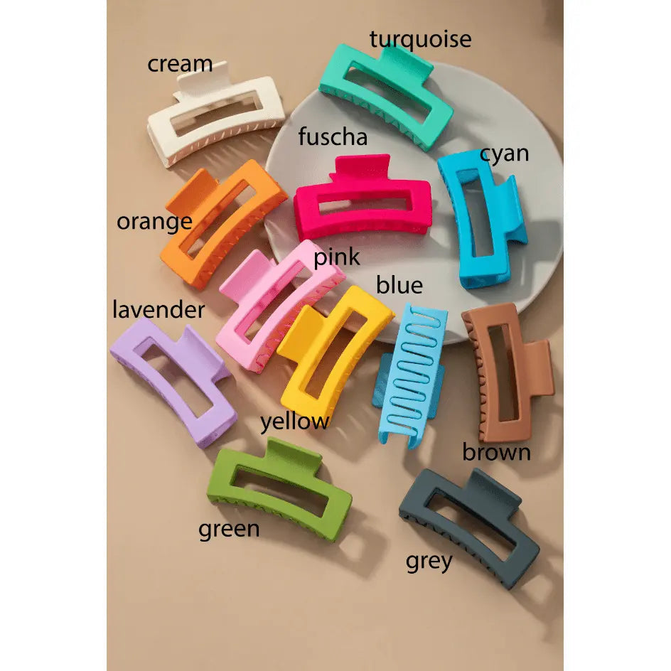Acrylic hair claw clip - LECCE