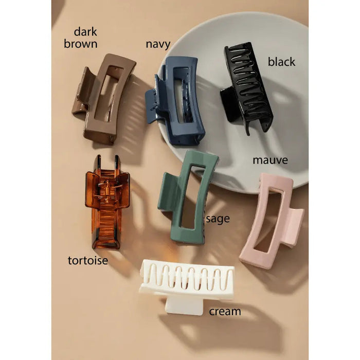 Acrylic hair claw clip - LECCE