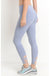 Criss-Cross Back Accent Leggings (AP1497)