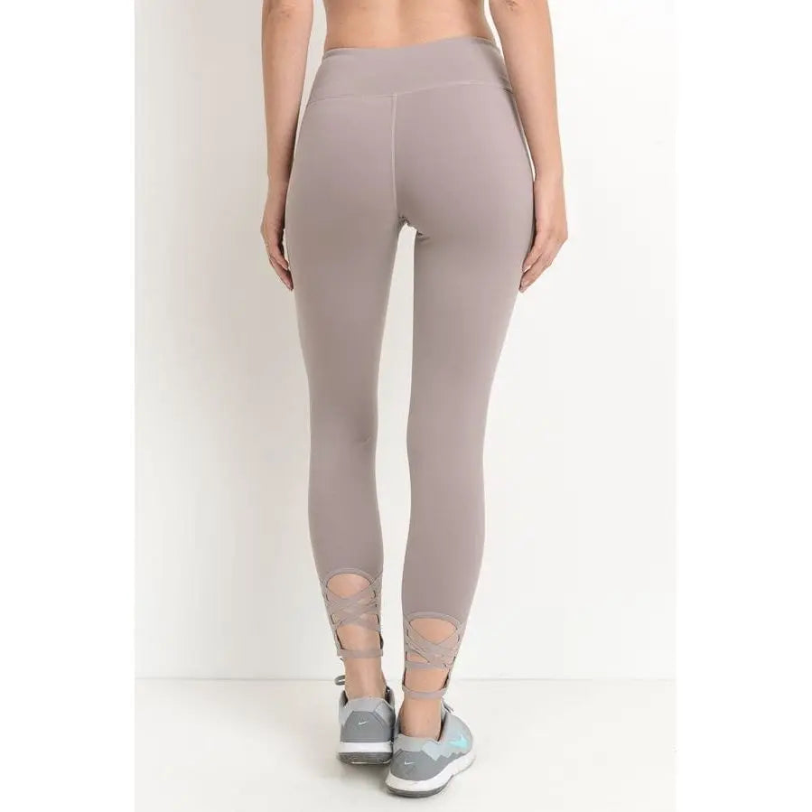 Leggings con detalle de espalda cruzada