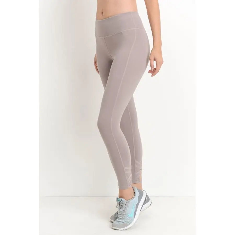 Leggings con detalle de espalda cruzada