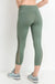 Mesh Overlay Pocket Capri Leggings