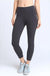 Moto Ribbed Splice Mesh Pocket Full Leggings (AP1714-Charcoal-Grey)