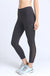 Moto Ribbed Splice Mesh Pocket Full Leggings (AP1714-Charcoal-Grey)
