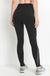 Highwaist Splice Mesh Pocket Full Leggings (Black)