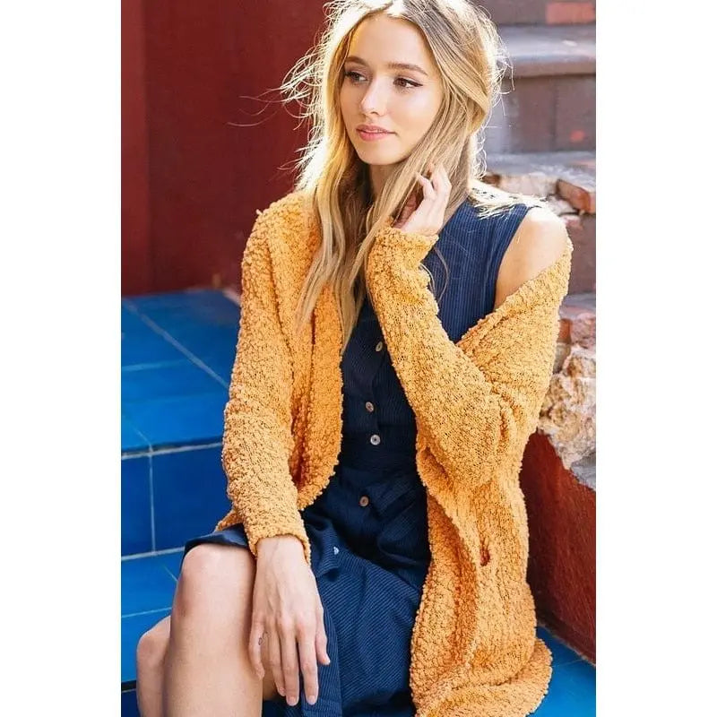 POPCORN OPEN CARDIGAN