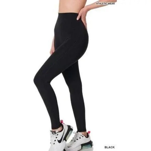 Athletic high waisted full length leggings - LECCE