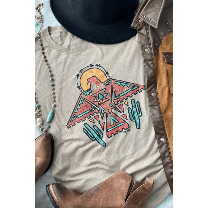Aztec bird tee - LECCE