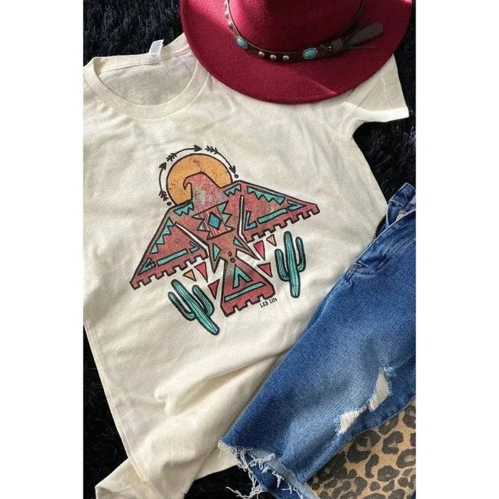 Aztec bird tee - LECCE