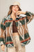 Aztec Graphic Casual Cardigan - LECCE