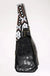 Aztec strap leopard print crossbody sling bag - LECCE