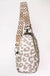 Aztec strap leopard print crossbody sling bag - LECCE