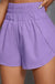 Banding High Waist Athletic Running Workout Shorts - LECCE