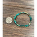 Bar gemstone turquoise bracelet - LECCE