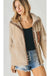 Button down cheetah sherpa LECCE
