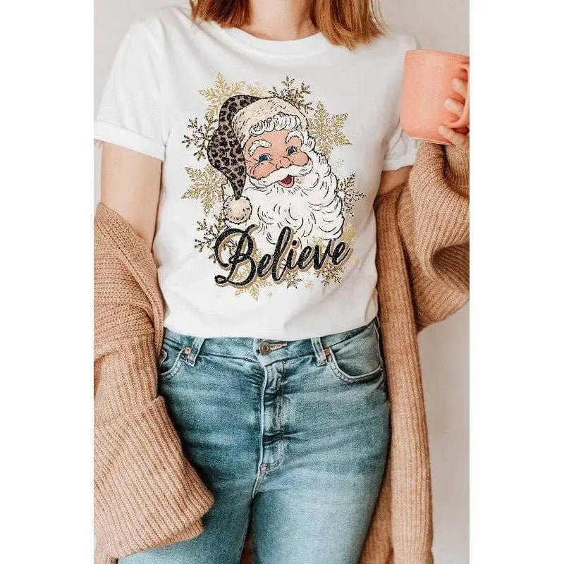 Believe Santa Graphics Top - LECCE