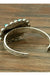Big Natural Turquoise Navajo C Cuff Bracelet - LECCE