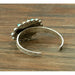 Big Natural Turquoise Navajo C Cuff Bracelet - LECCE