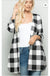 Plaid Cardigan LECCE