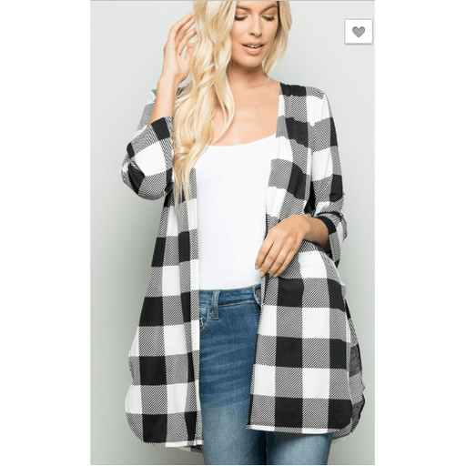 Plaid Cardigan LECCE