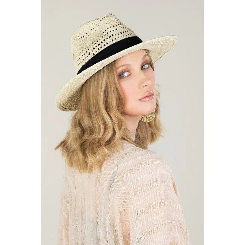 Boho chic summer panama hat