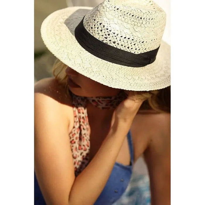 Boho chic summer panama hat - LECCE