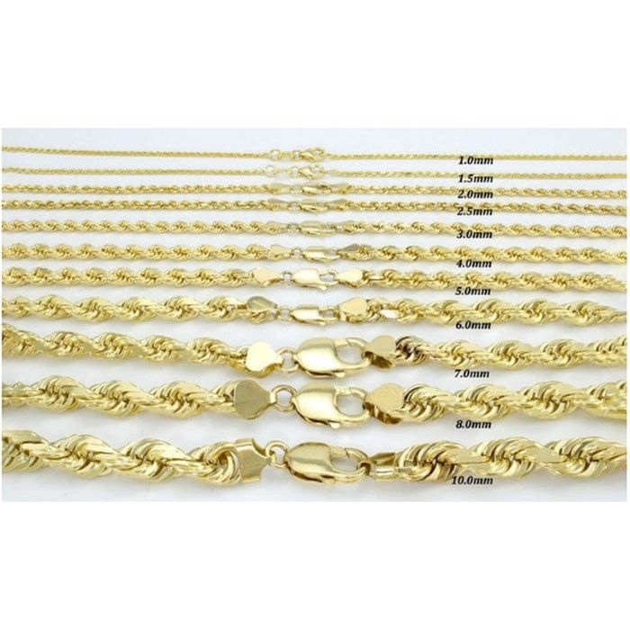 10K Gold Rope
