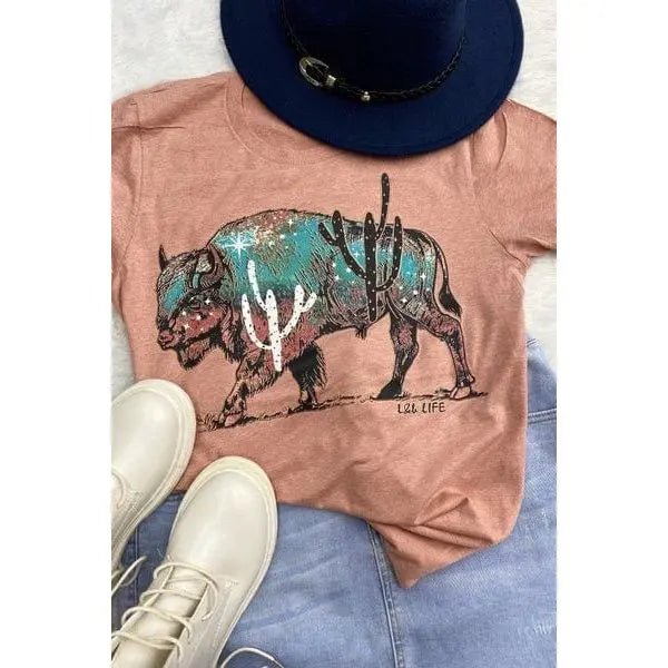 Cactus bison tee - LECCE