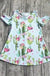 Little Girls Cactus Dress