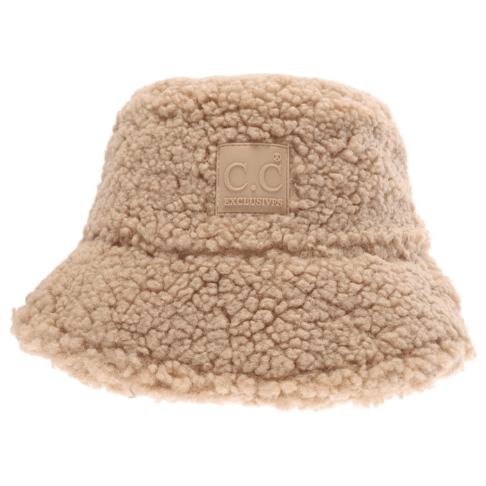 Sherpa Bucket Hat with Rubber Patch KP008
