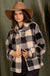 Casual fuzzy printed cozy jacket - LECCE