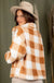 Casual fuzzy printed cozy jacket - LECCE
