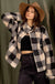Casual fuzzy printed cozy jacket - LECCE