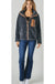 Button down cheetah sherpa LECCE