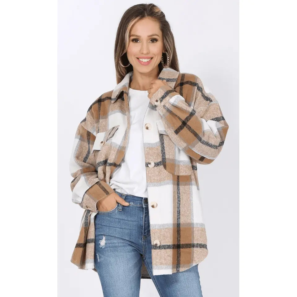 chaqueta de cuadros