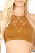 Lace cutout bralette with bra pads Zenana