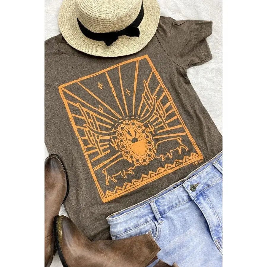 Concho steer t-shirt - LECCE