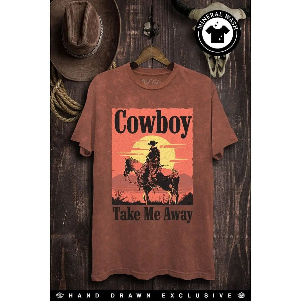 Cowboy Take Me Away Graphic Tee - LECCE