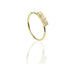 Crystal lined nose hoop o - ring - LECCE