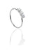 Crystal lined nose hoop o - ring - LECCE