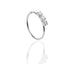 Crystal lined nose hoop o - ring - LECCE