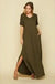 SOLID COLOR MAXI DRESS
