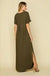 SOLID COLOR MAXI DRESS