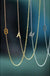 Dainty Sideways Initial Necklace - LECCE