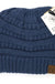Solid  classic  cc beanie  tail 