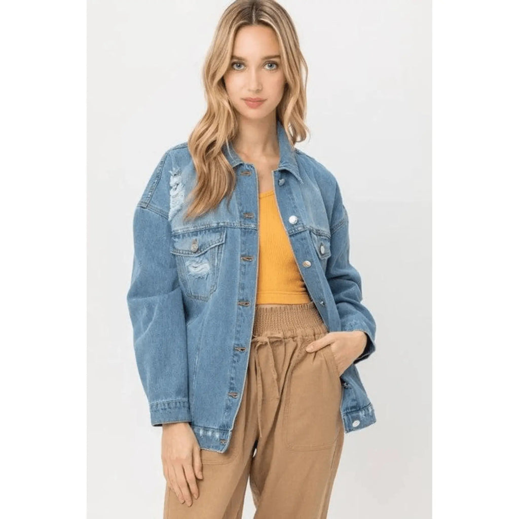 Chaqueta vaquera oversize