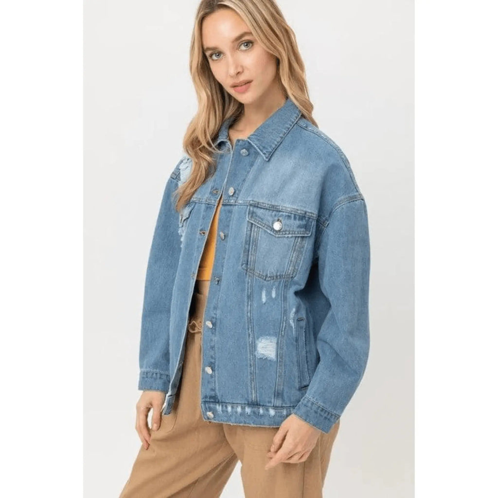 Chaqueta vaquera oversize