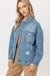 Denim oversized jacket - LECCE